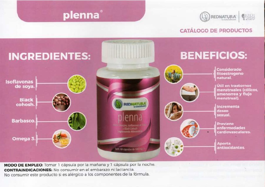 PLENNA 30 CAPSULAS (menopausia) – Farmacia Homeopática MEDCOM en Querétaro