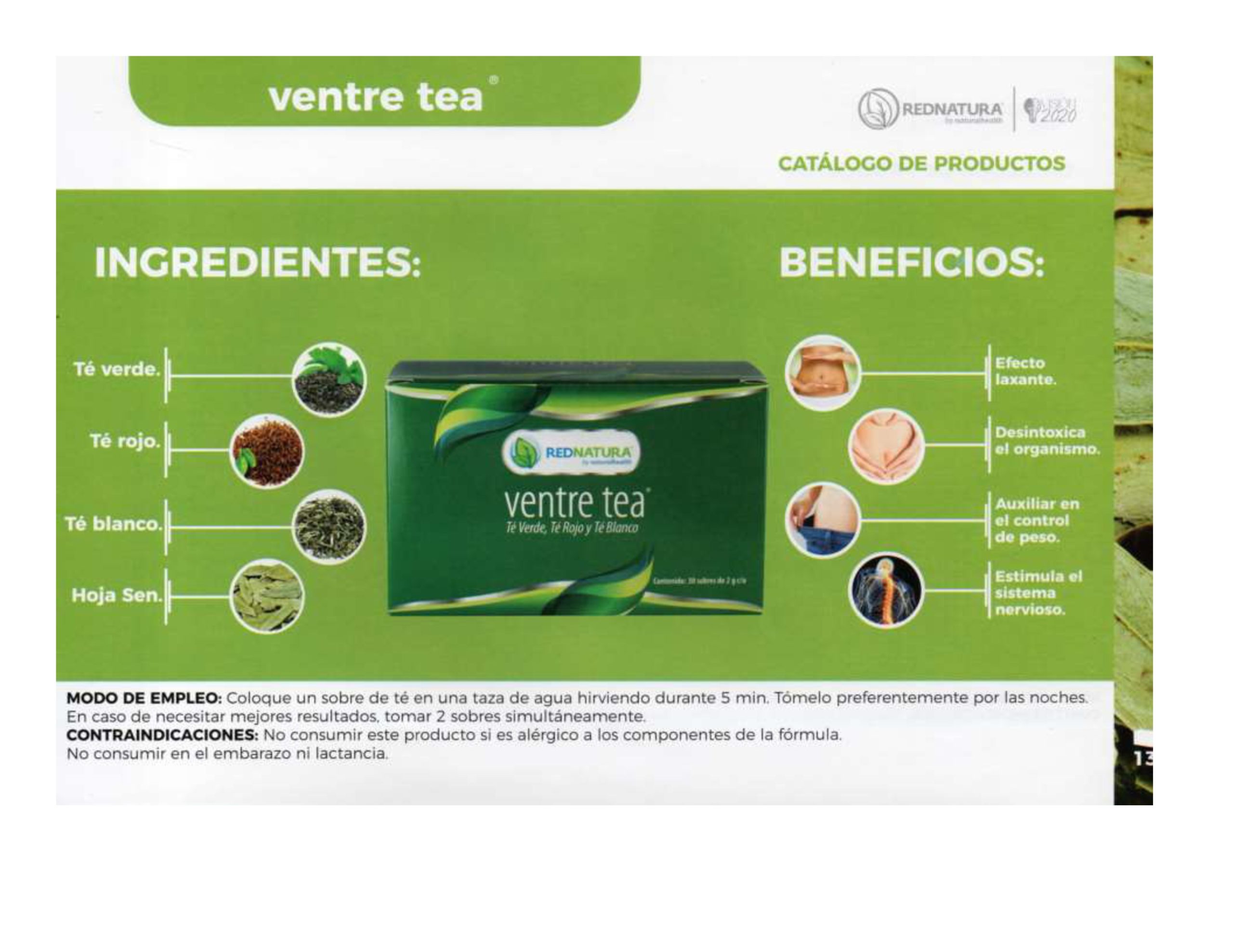 VENTRE TEA 30 sobres (estreñimiento) – Farmacia Homeopática MEDCOM en  Querétaro